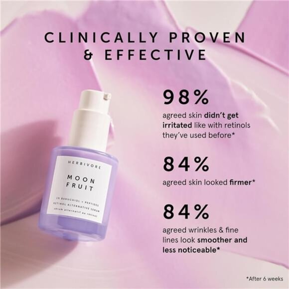 HERBIVORE Bakuchiol Retinol Alternative - Bakuchiol + Peptides, Smooths Skin, - Picture 3 of 7